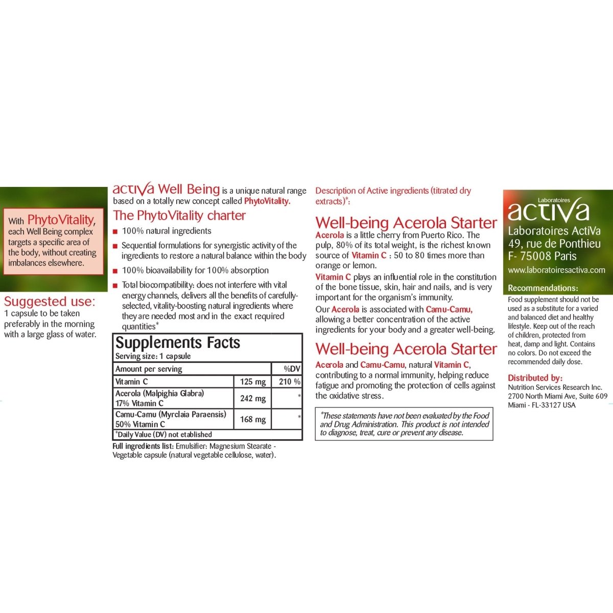 Activa Acérola Starter