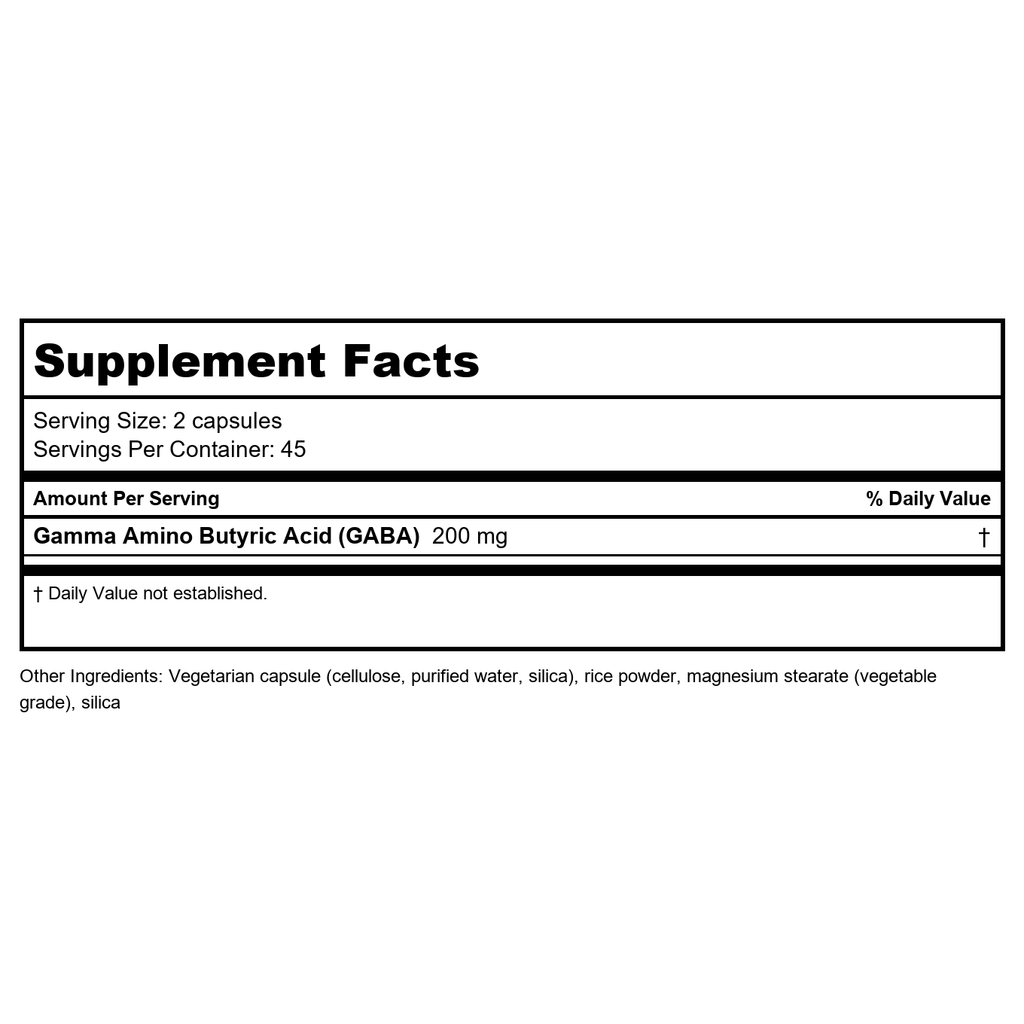 BioClinic Naturals GABA Pro Effet Apaisant 90 Vcaps