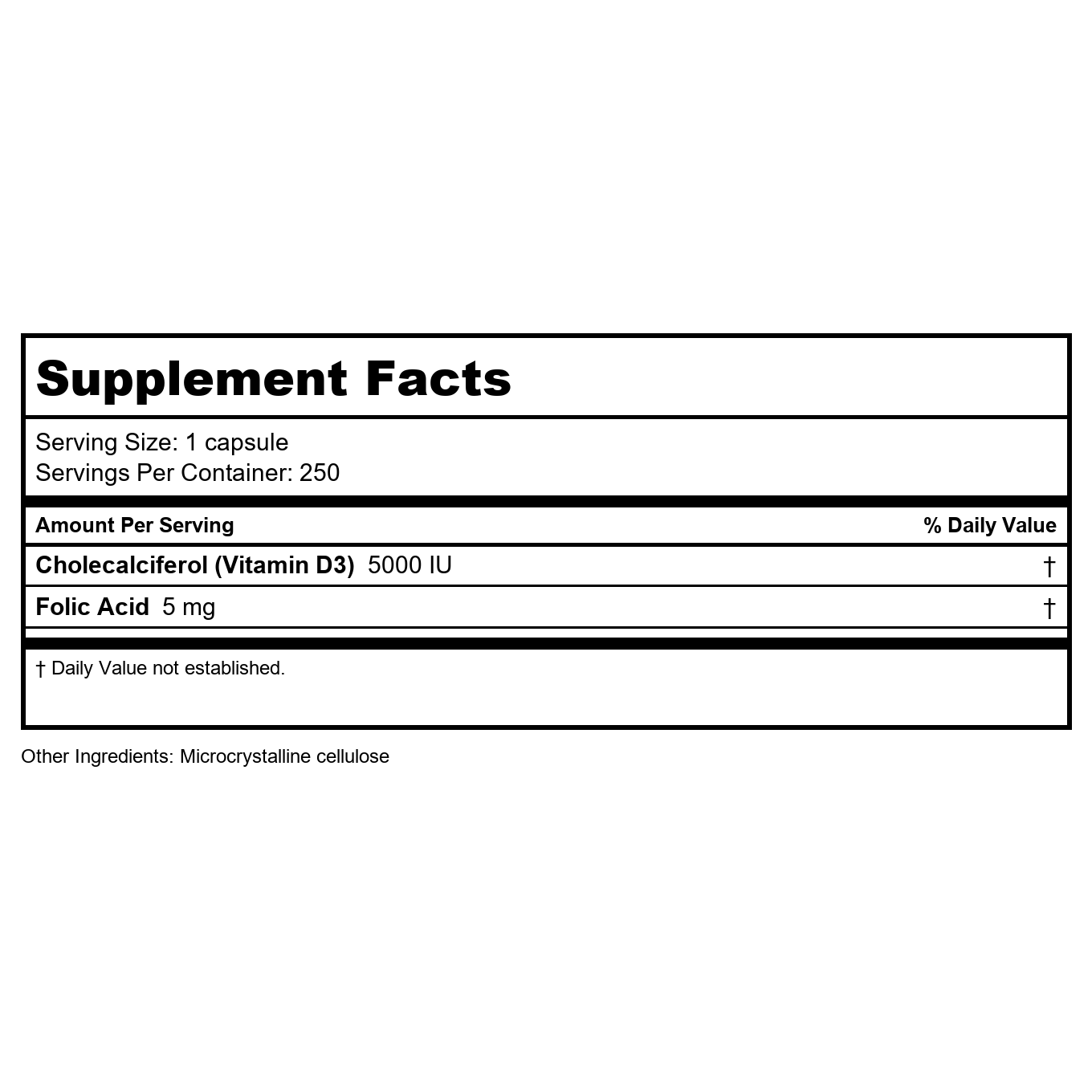 BioTech Acide Folique 5mg 100 - 2