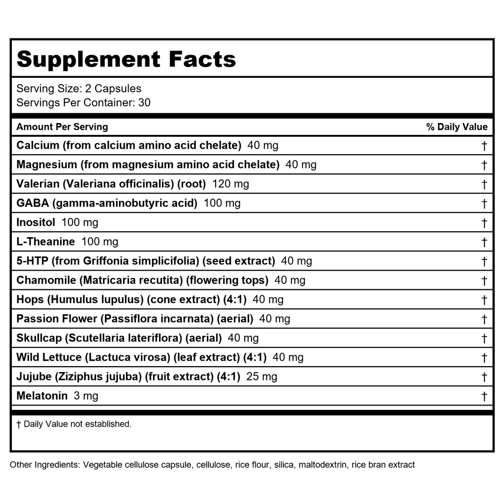 Nutra Biogenesis Sleep Factors 60 Capsules