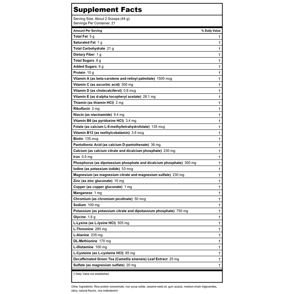 Metagenics UltraClear PLUS pH/RICE Vanille 34.1oz