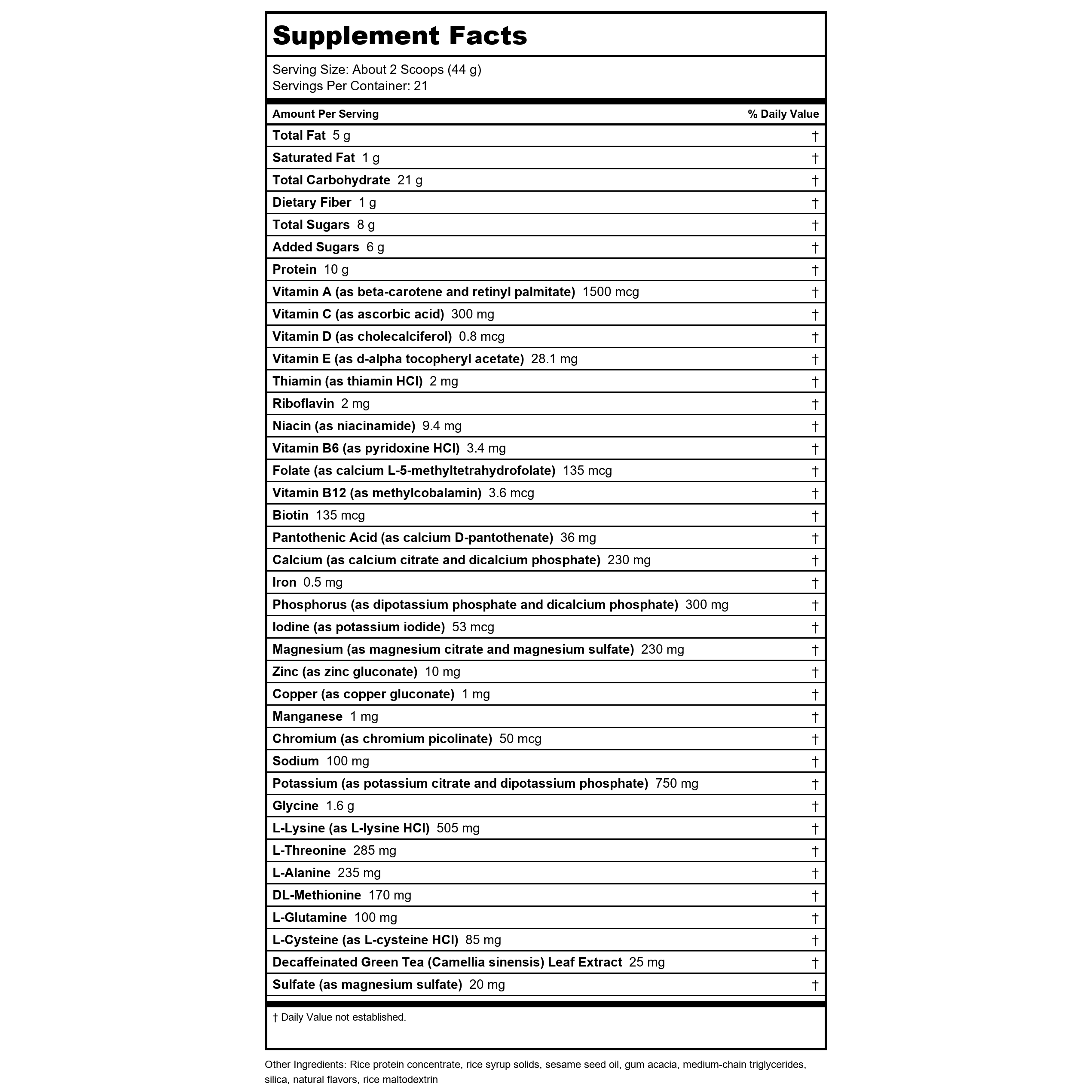 Metagenics UltraClear PLUS pH/RICE Vanille 34.1oz