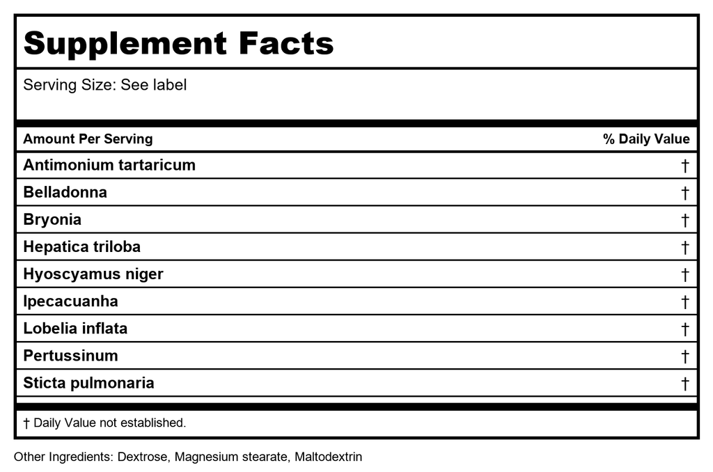 MediNatura BHI Soulagement du mucus 100 comprimés