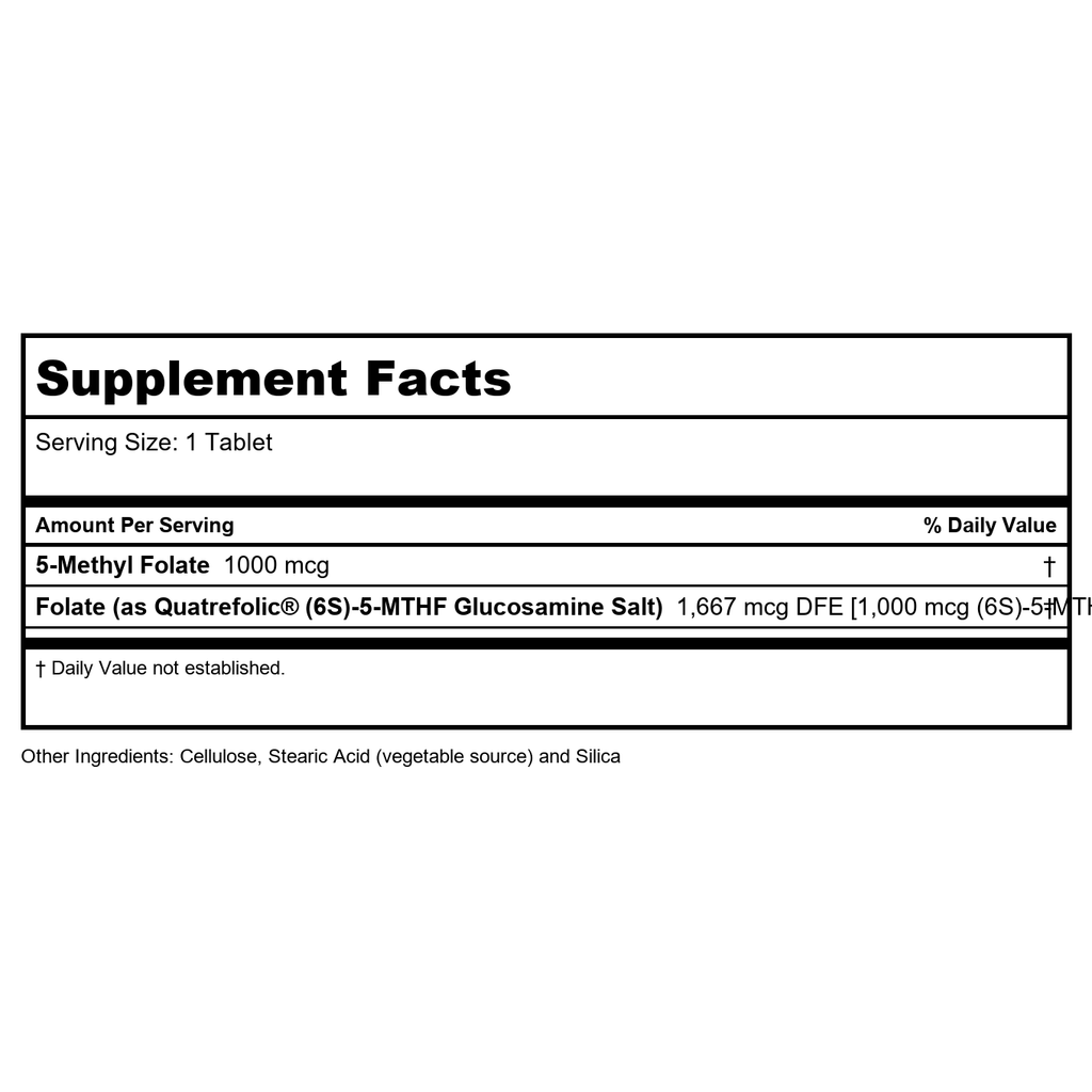 Protocol for Life Balance 5-méthylfolate 1 000 µg 90 comprimés - P0491