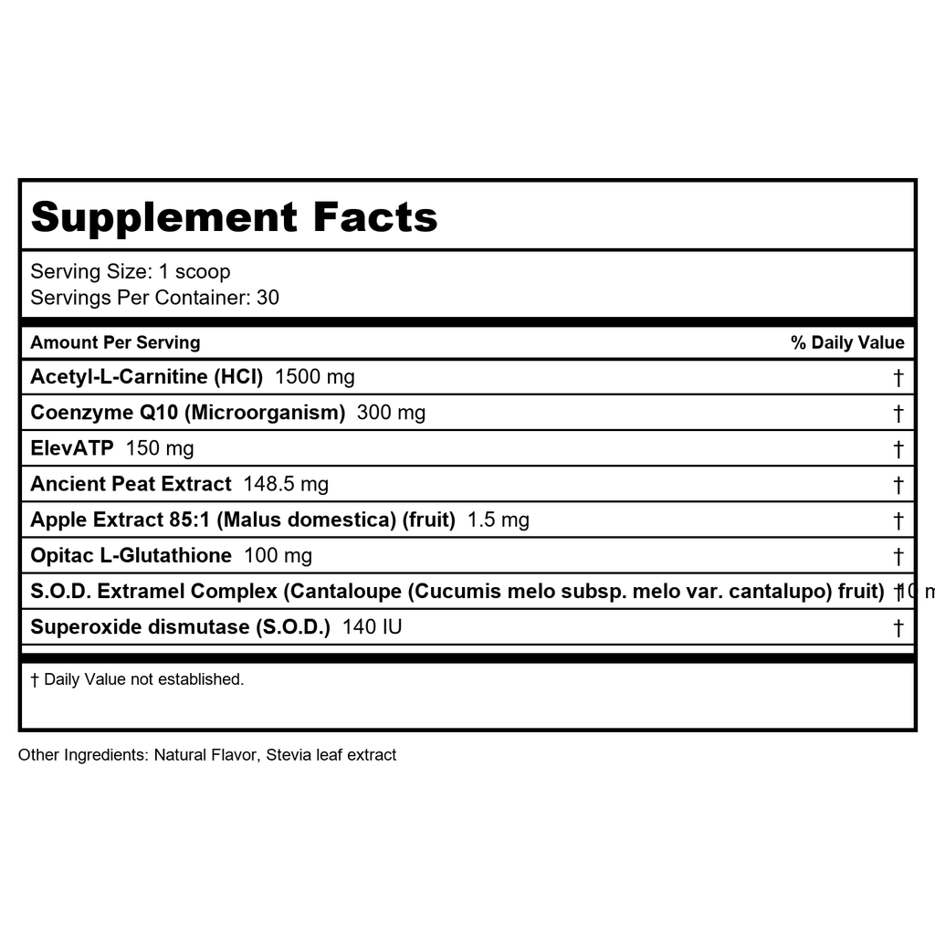 Bioclinic Naturals Formule Mitochondriale 72 g