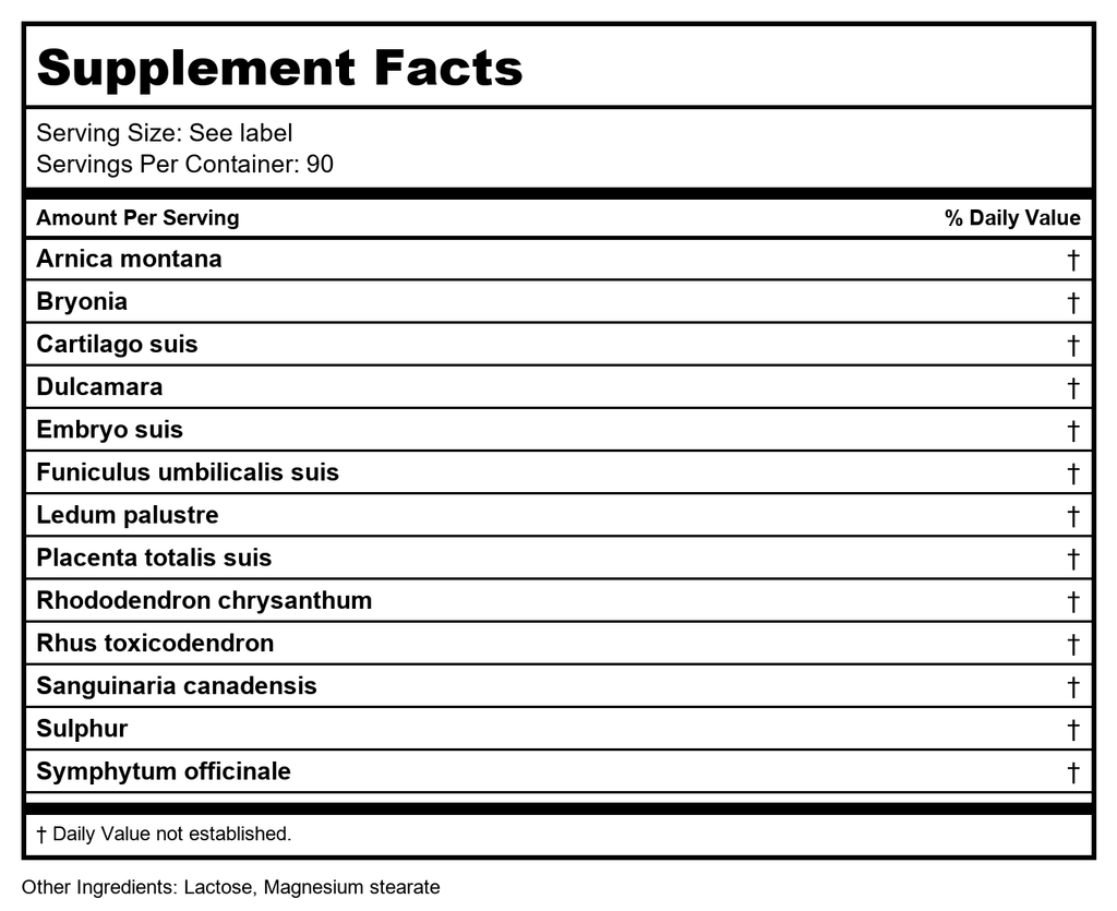 MediNatura T-Relief Arthrite pour Animaux 90 Comprimés