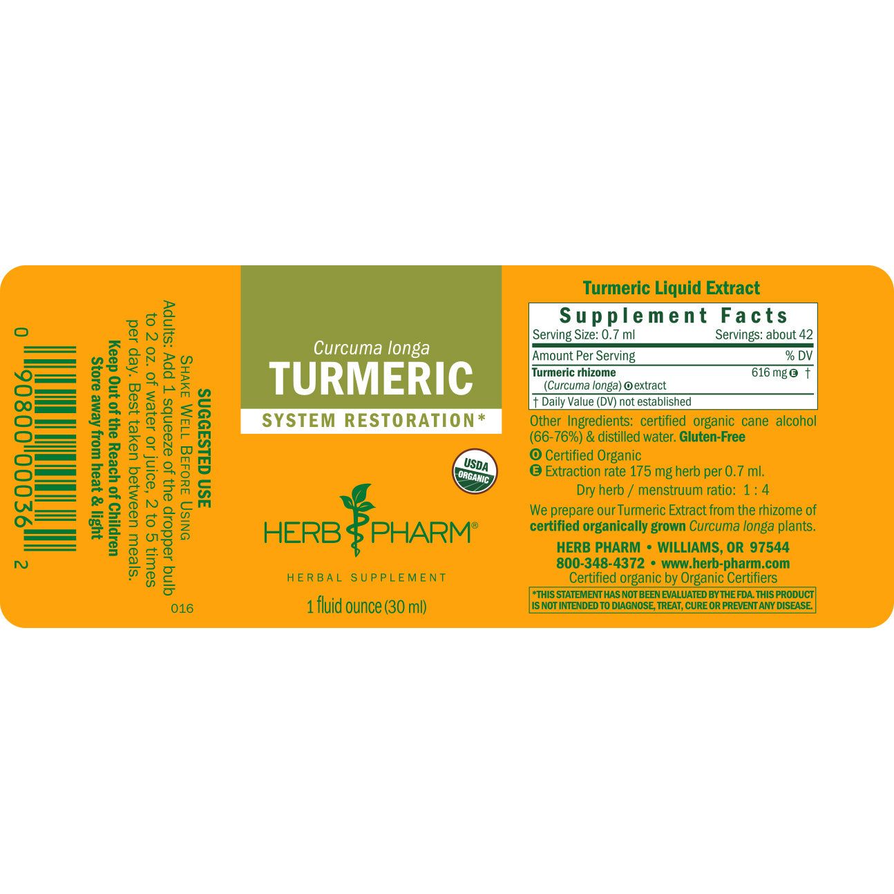 Herb Pharm Curcuma 30 ml