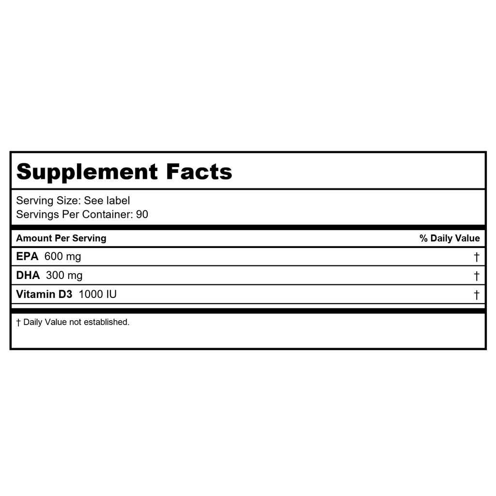 Protocol For Life Balance Ultra Oméga 3-D distillé moléculairement 600 EPA / 300 DHA et 1 000 UI D3 90 gélules – P1663