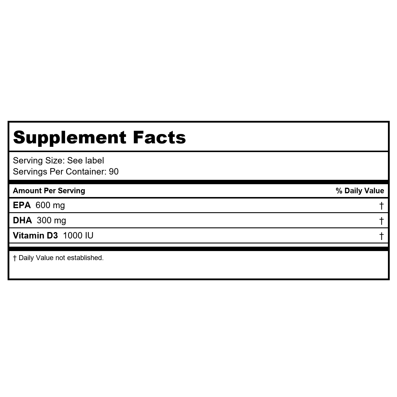 Protocol For Life Balance Ultra Oméga 3-D distillé moléculairement 600 EPA / 300 DHA et 1 000 UI D3 90 gélules – P1663