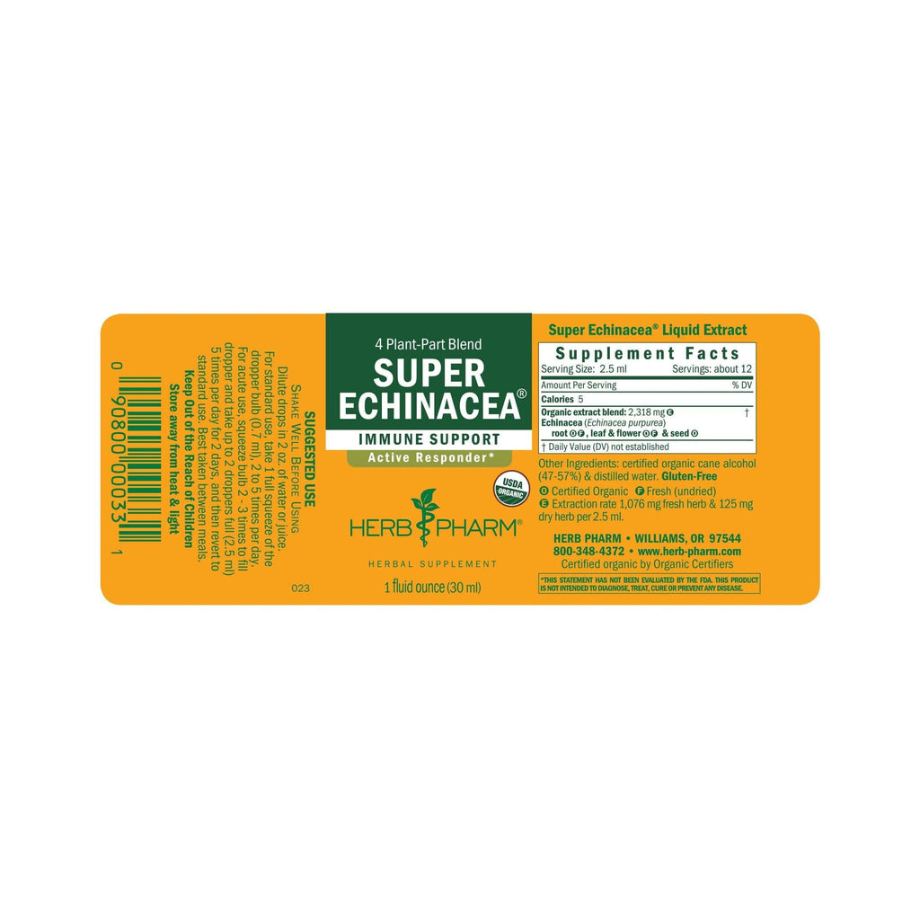 Herb Pharm Super Echinacea 4 oz – Lot de 2