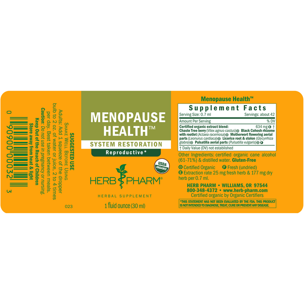 Herb Pharm Santé ménopause 30 ml