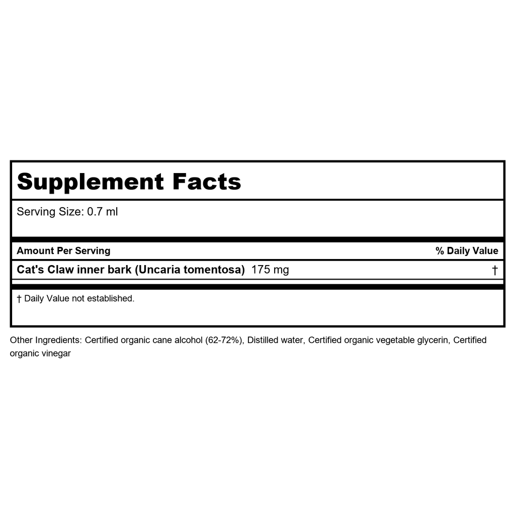Griffe de chat Herb Pharm 4 oz