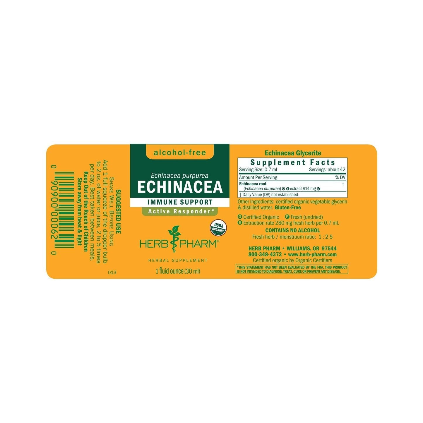 Herb Pharm Échinacée 120 ml