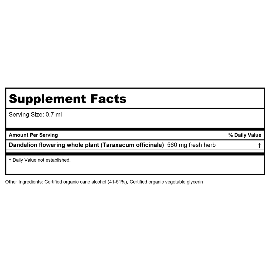 Herb Pharm Pissenlit 120ml