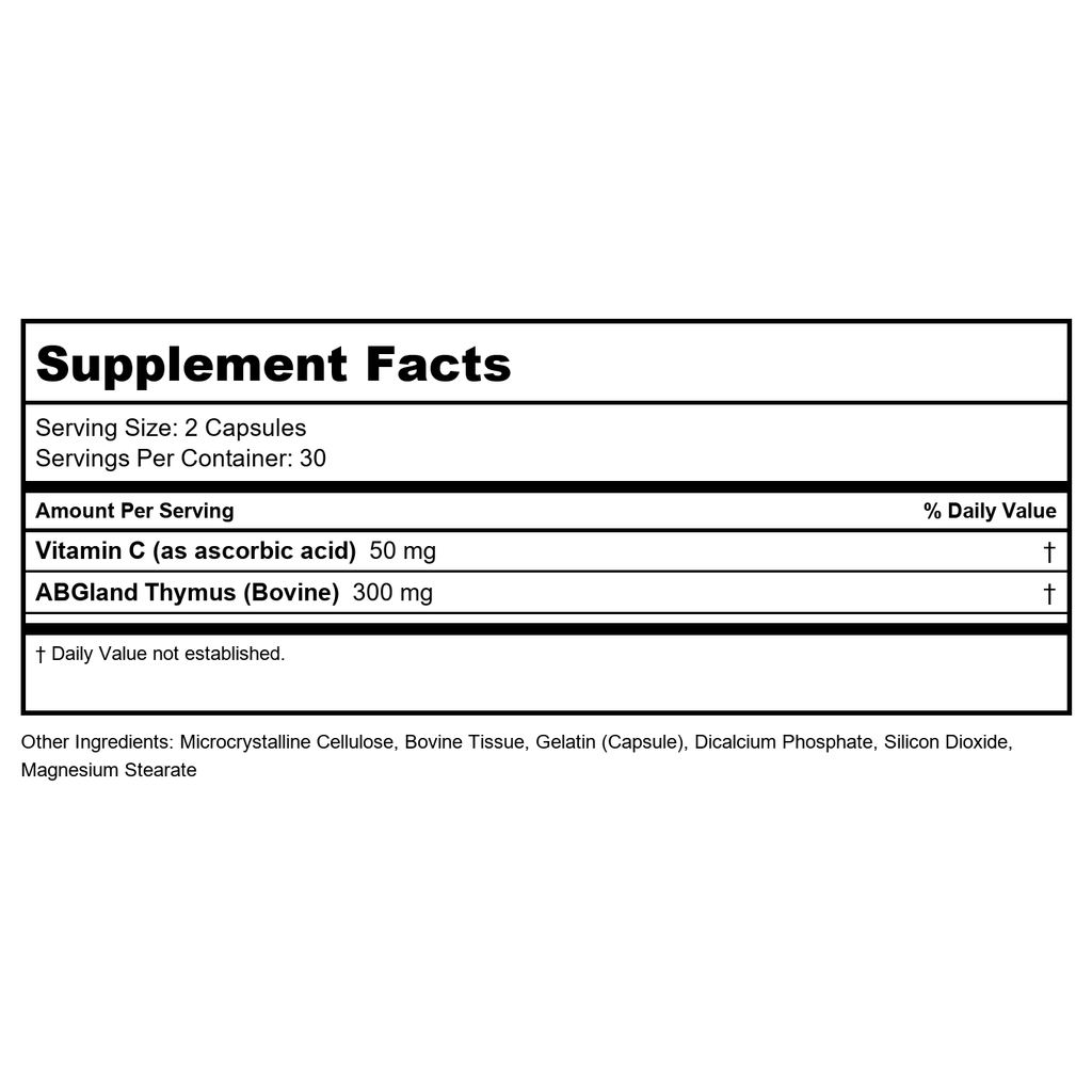 Ecological Formulas T Cell Formula 60 gélules