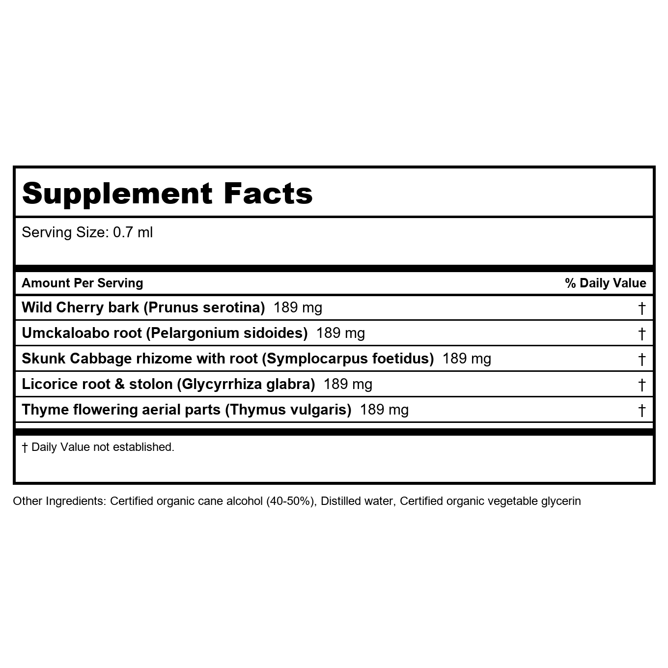Herb Pharm Soulagement Respiratoire à Base de Plantes 4oz
