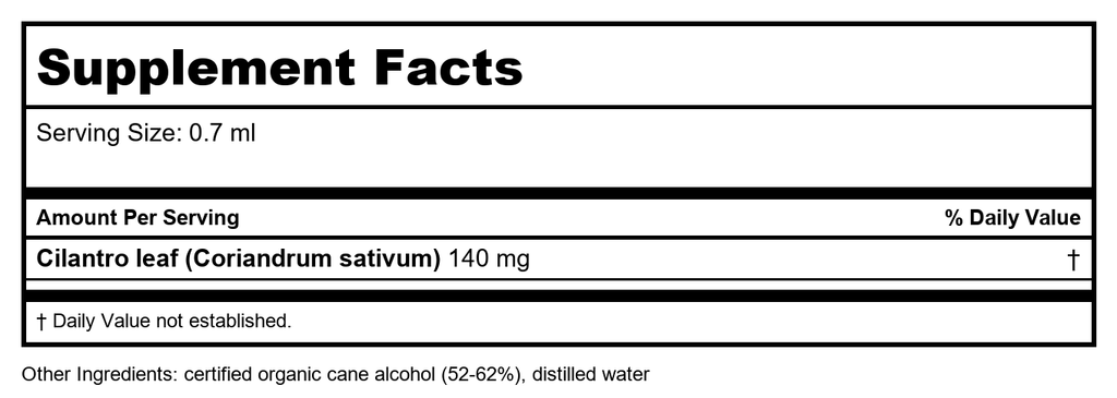 Herb Pharm Coriandre 120ml