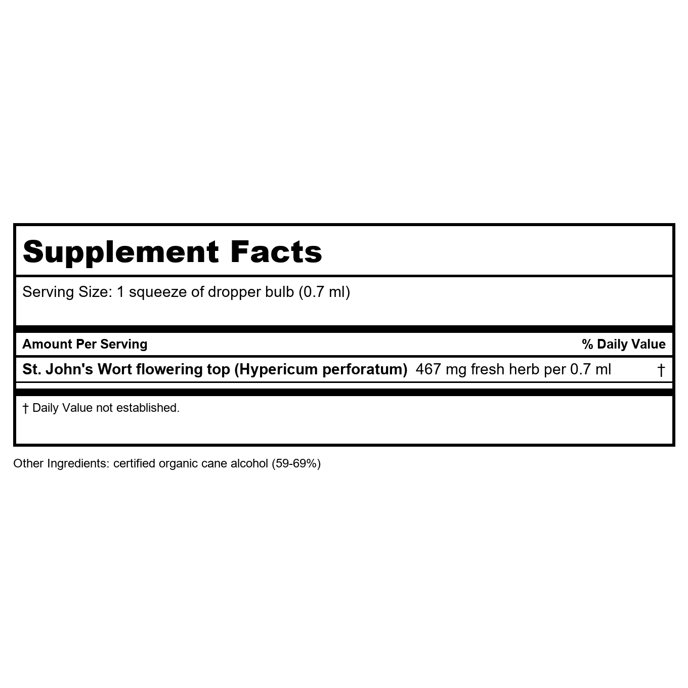 Huile de Millepertuis Herb Pharm 120 ml