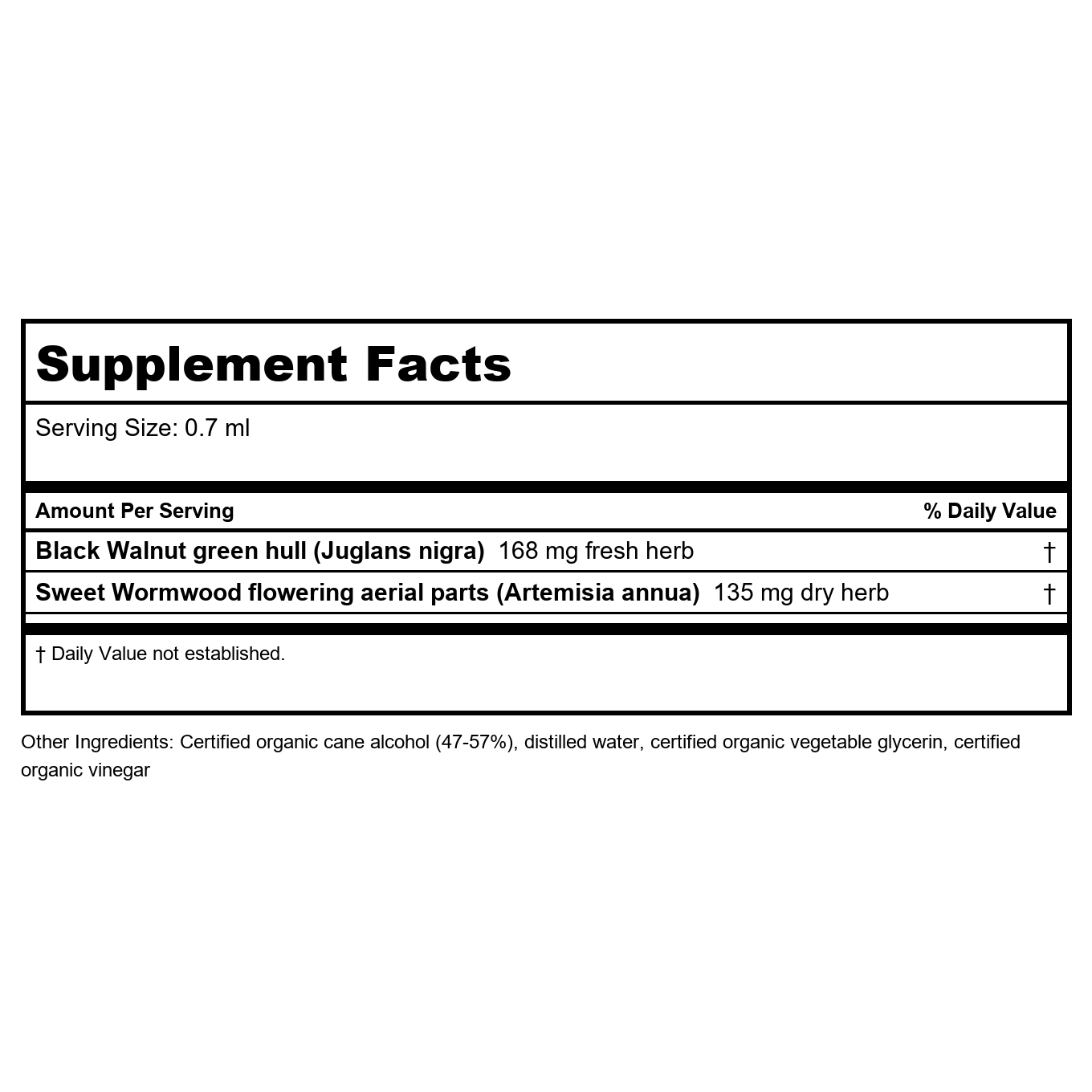 Herb Pharm Défense du tube intestinal 30 ml