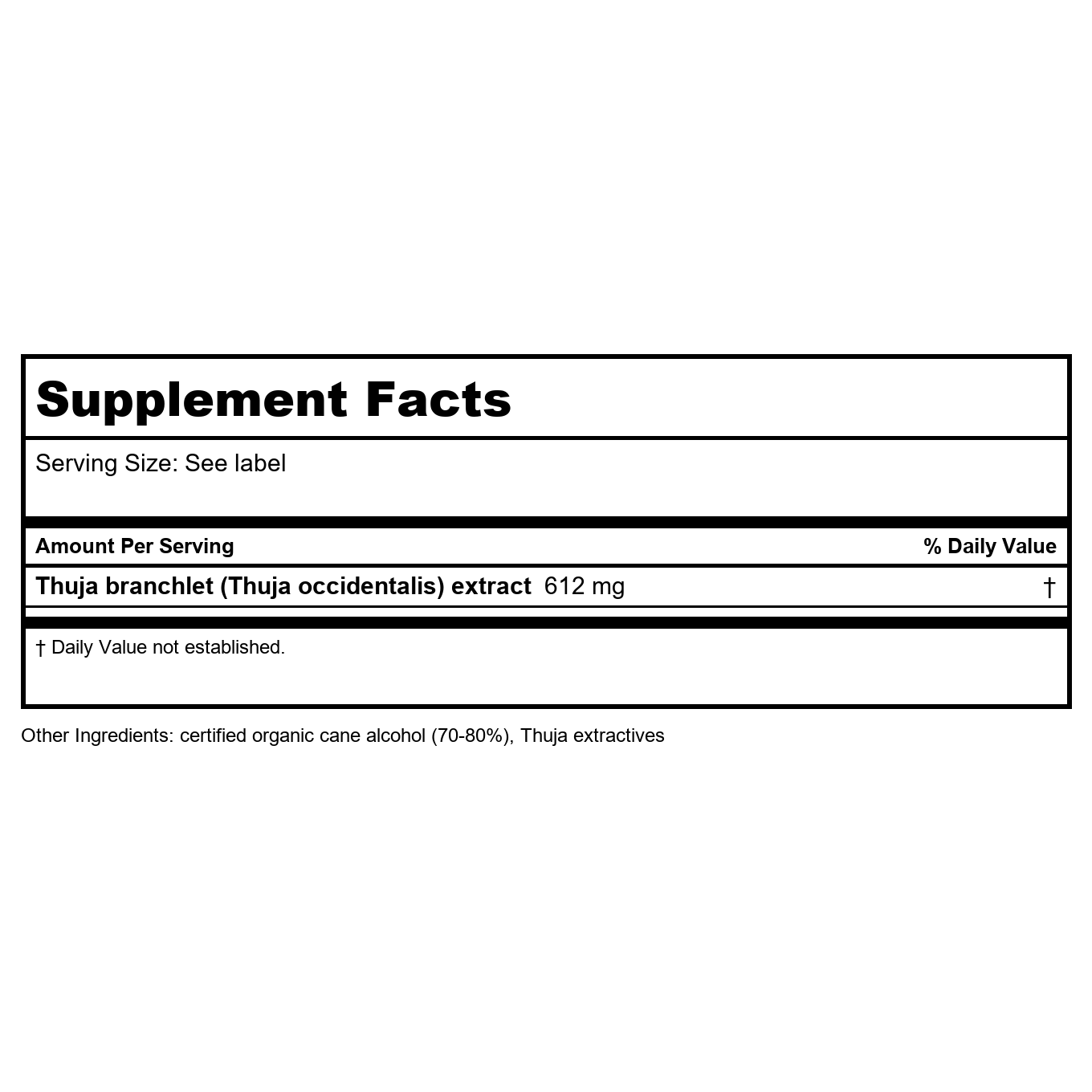 Herb Pharm Thuja 30ml