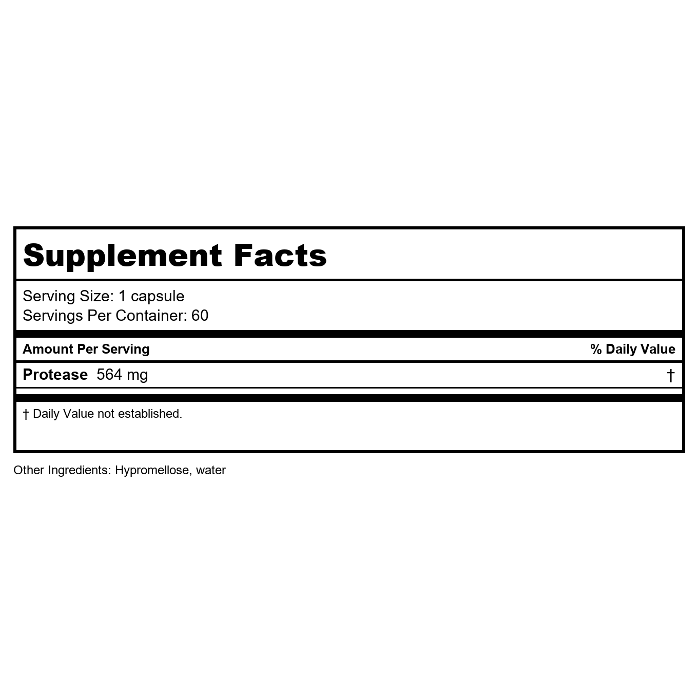 Transformation Enzymes Protéase 375k 60 gélules