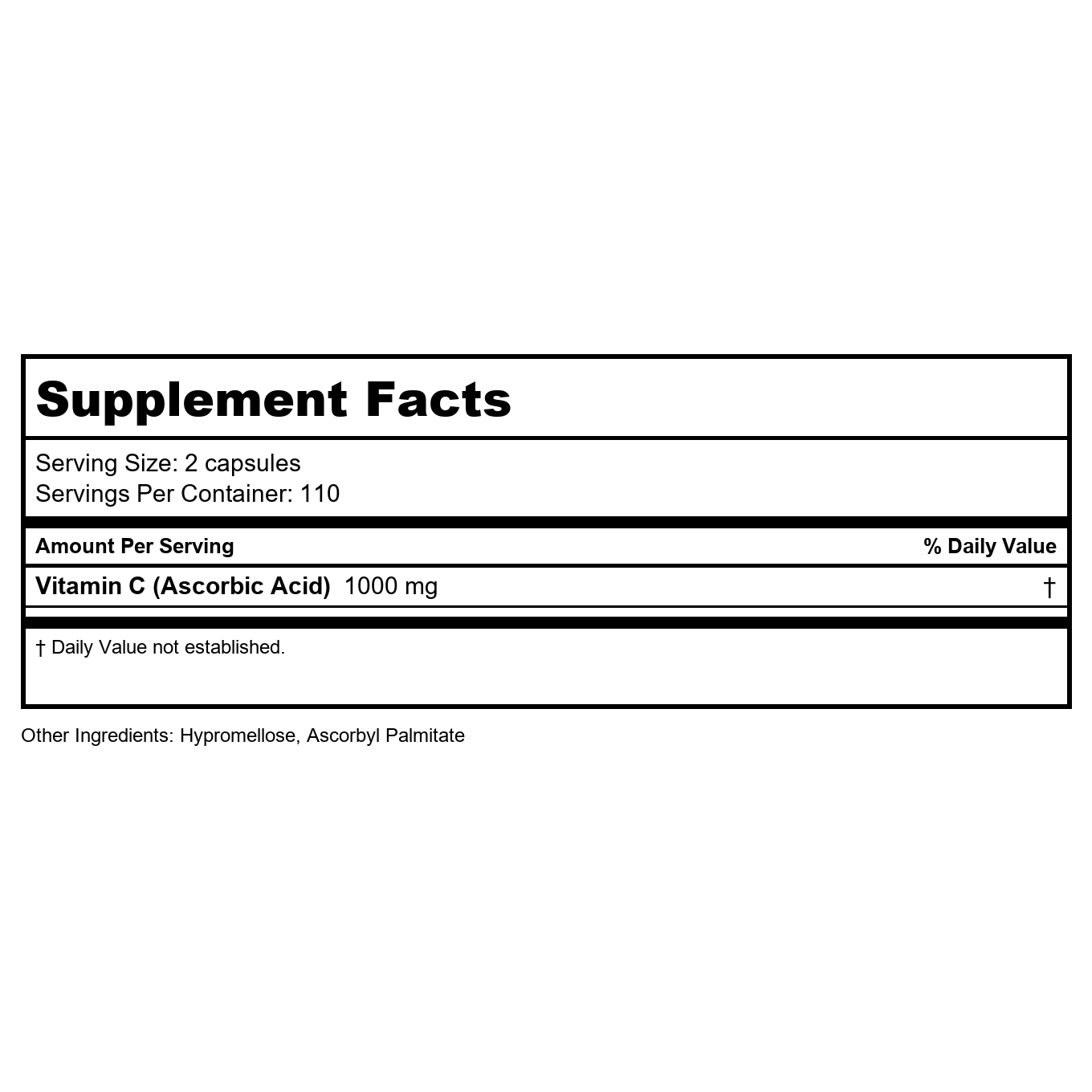 Vital Nutrients Vitamine C 1 000 mg 220 Vcaps