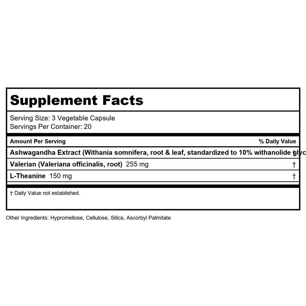 Vital Nutrients Tension Ease 60 gélules végétales