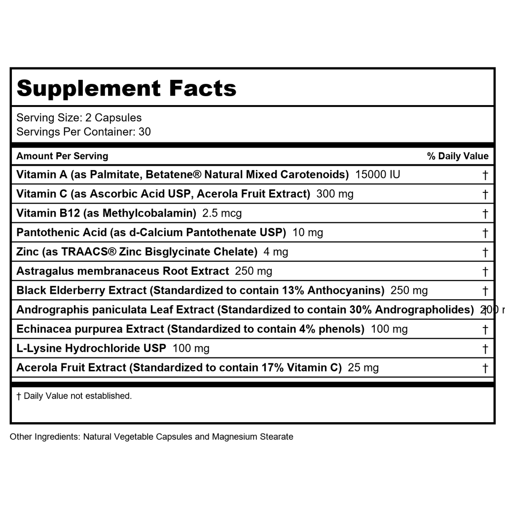 Ortho Molecular Viracid, 60 capsules
