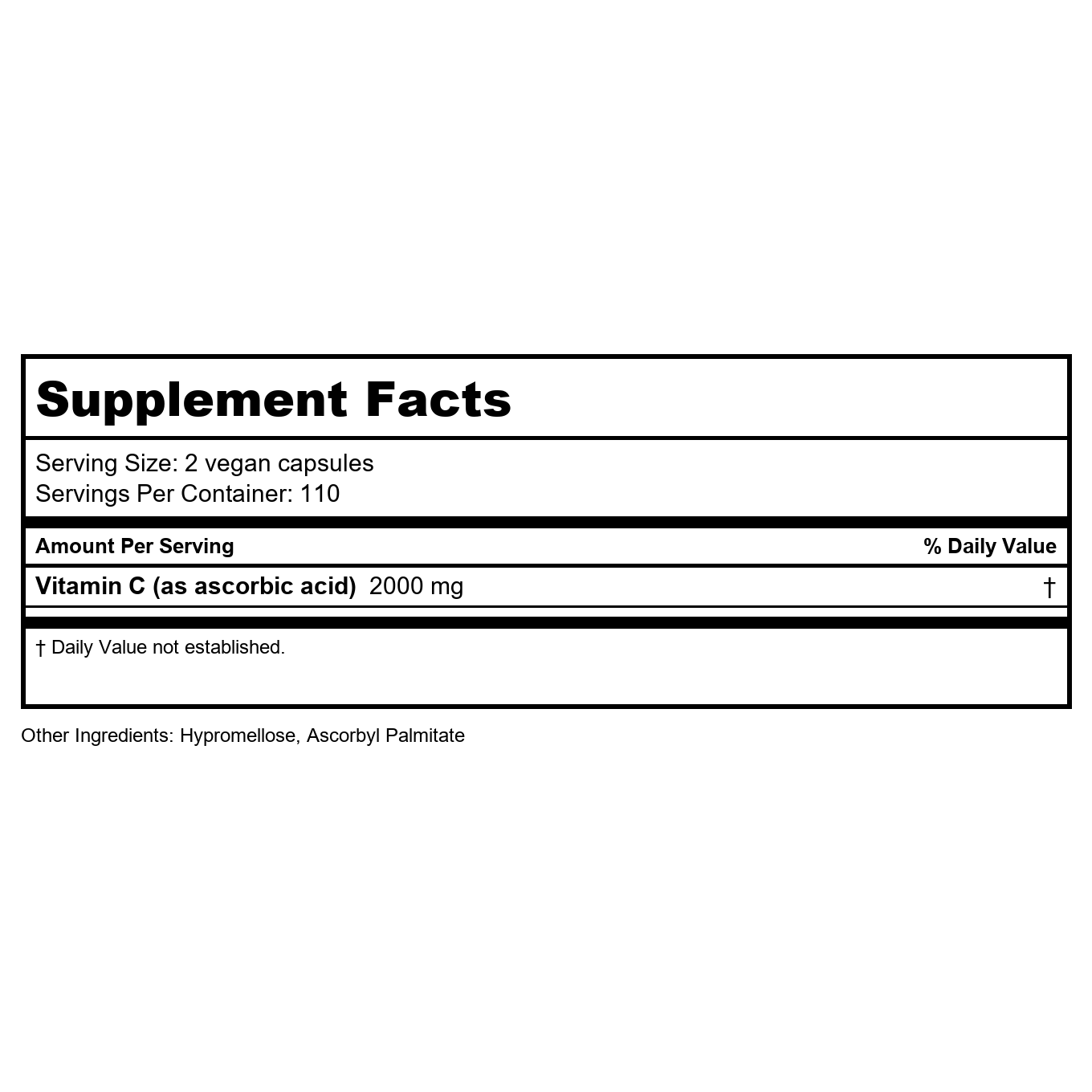 Vital Nutrients Acide Alpha-Lipoïque 200 mg 60 Vcaps