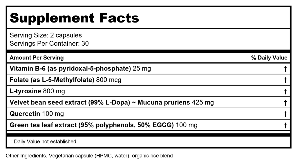 Vitanica Dopamine Assist 60 Vcaps