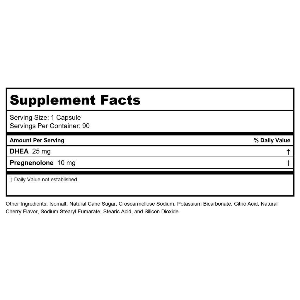 Ortho Molecular DHEA 25mg Micronisée 90 Gélules