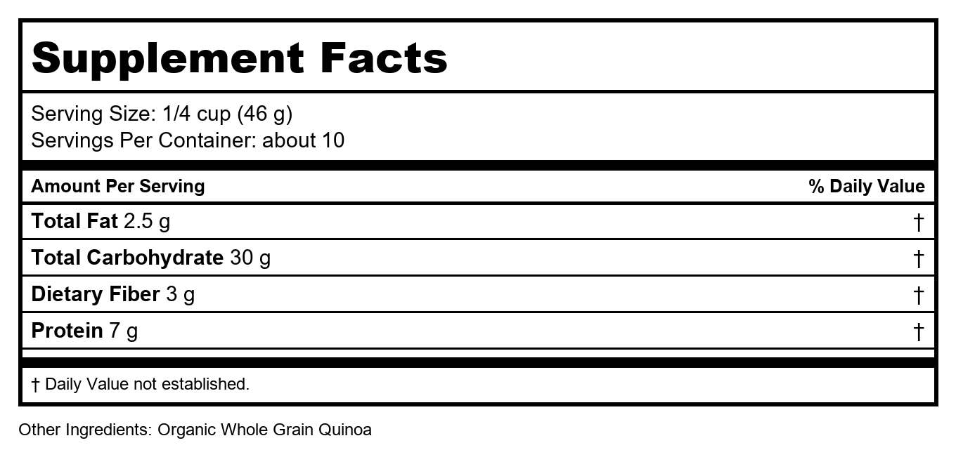 Now Real Food Quinoa Whole Grain Organic 16oz - 6311