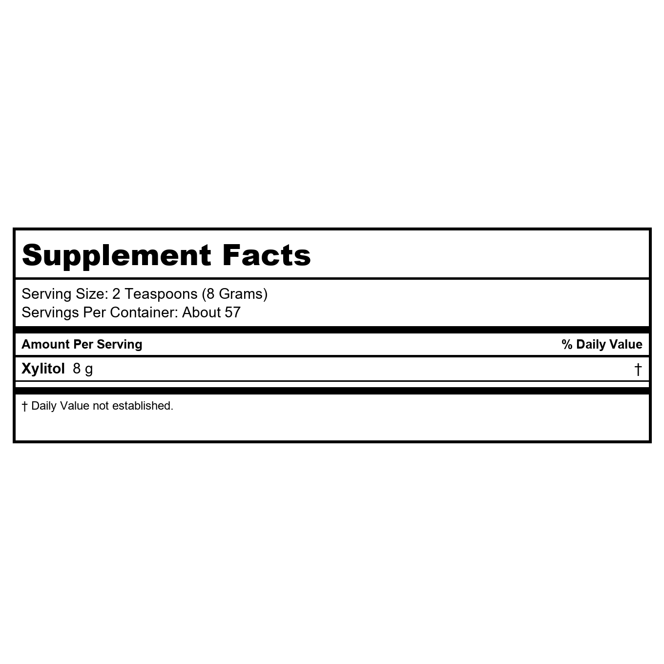 Now Real Foods Xylitol 2,5 livres - 6986