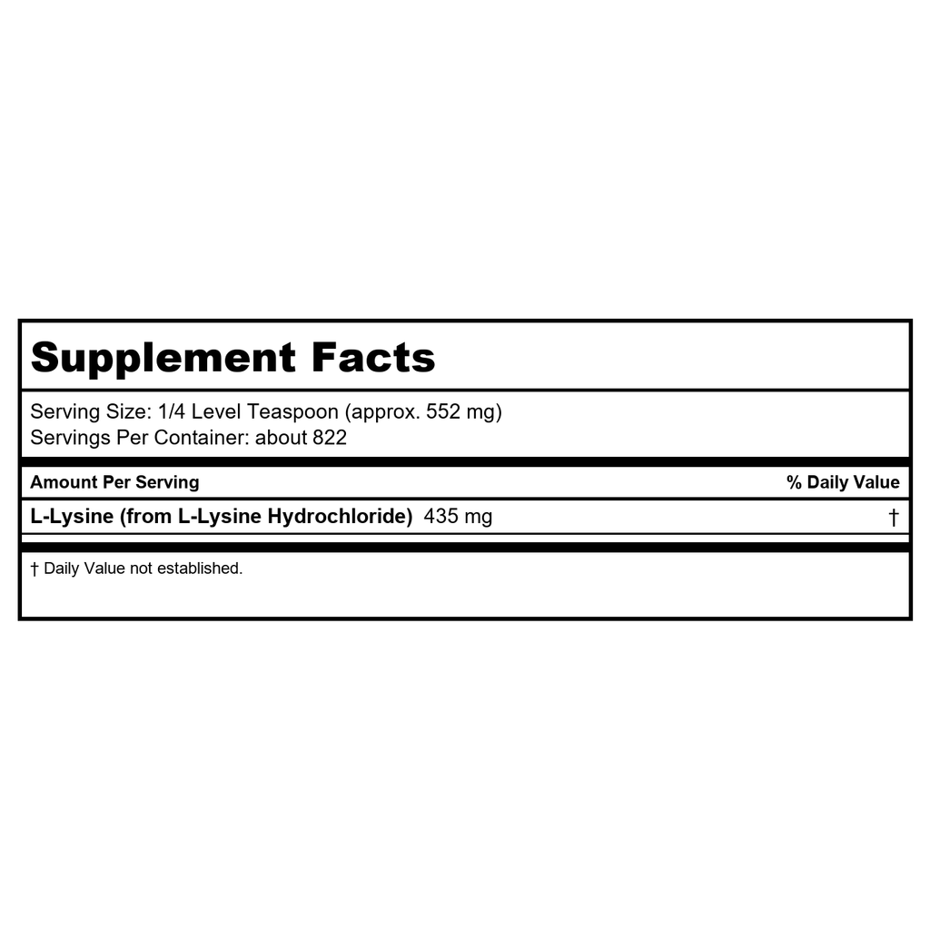 Now Foods L-Lysine Powder 1 Pound - 0240