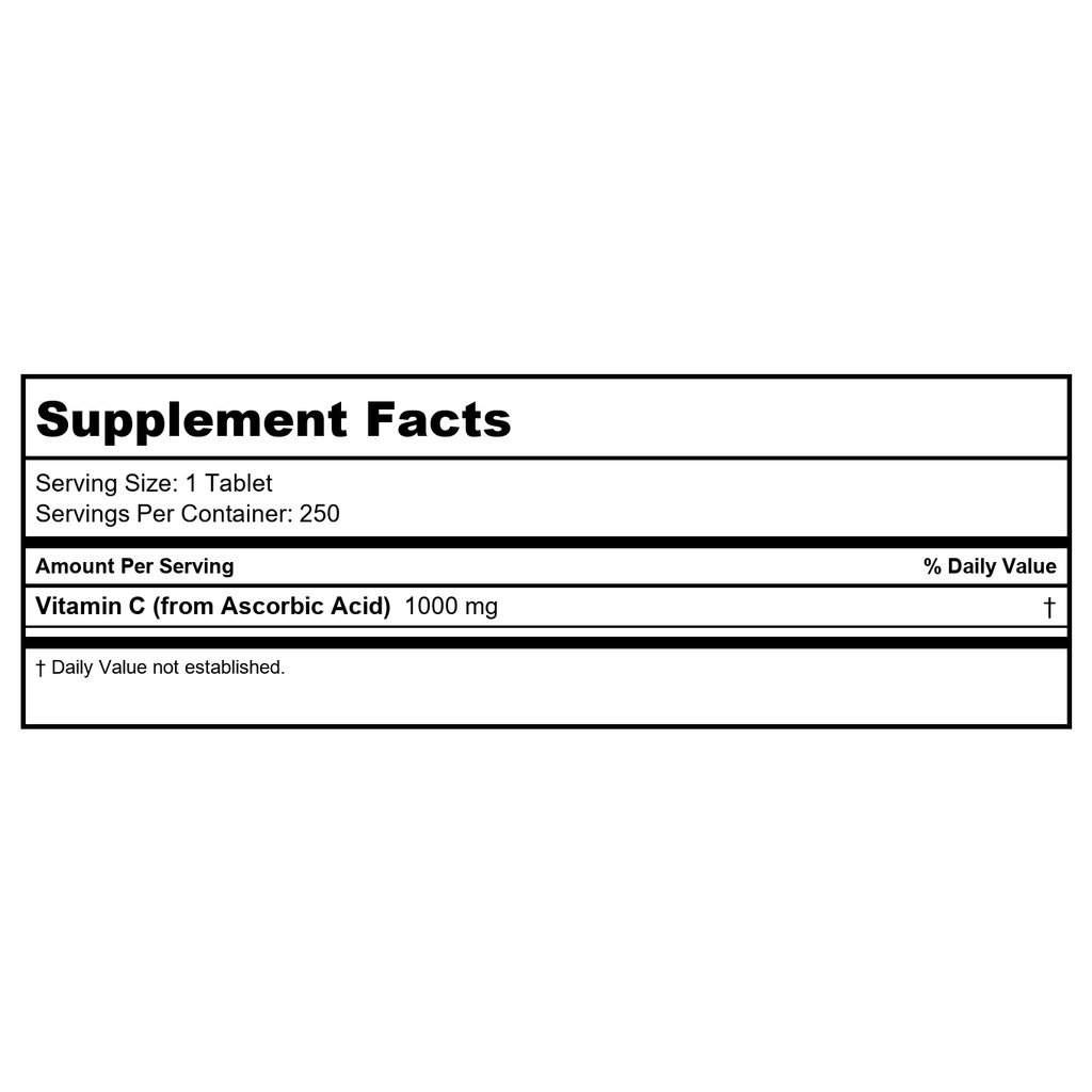 Now Foods Vitamine C-1000 250 Comprimés - 0687