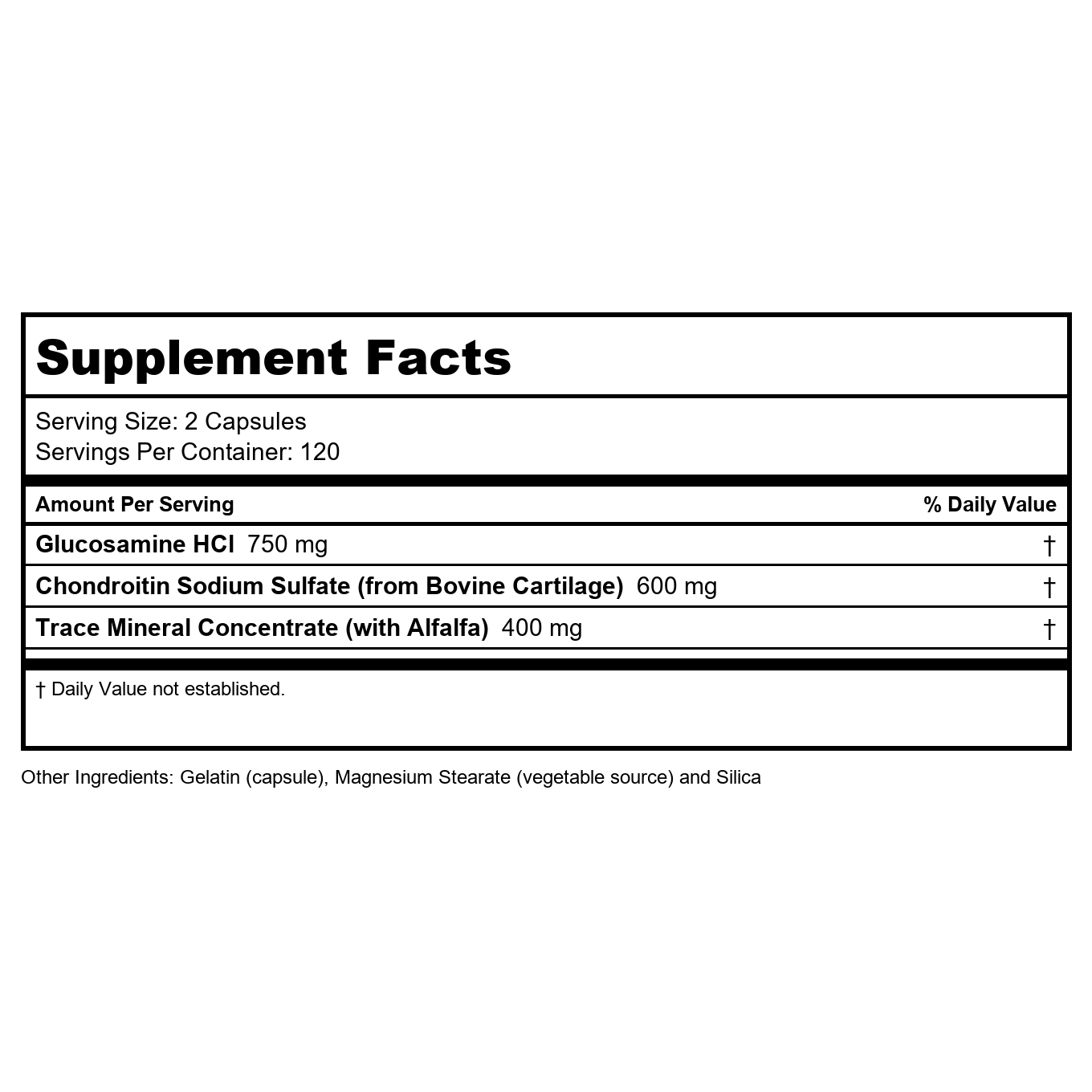Now Foods Glucosamine & Chondroïtine avec Oligo-éléments 240 Vcaps - 3229