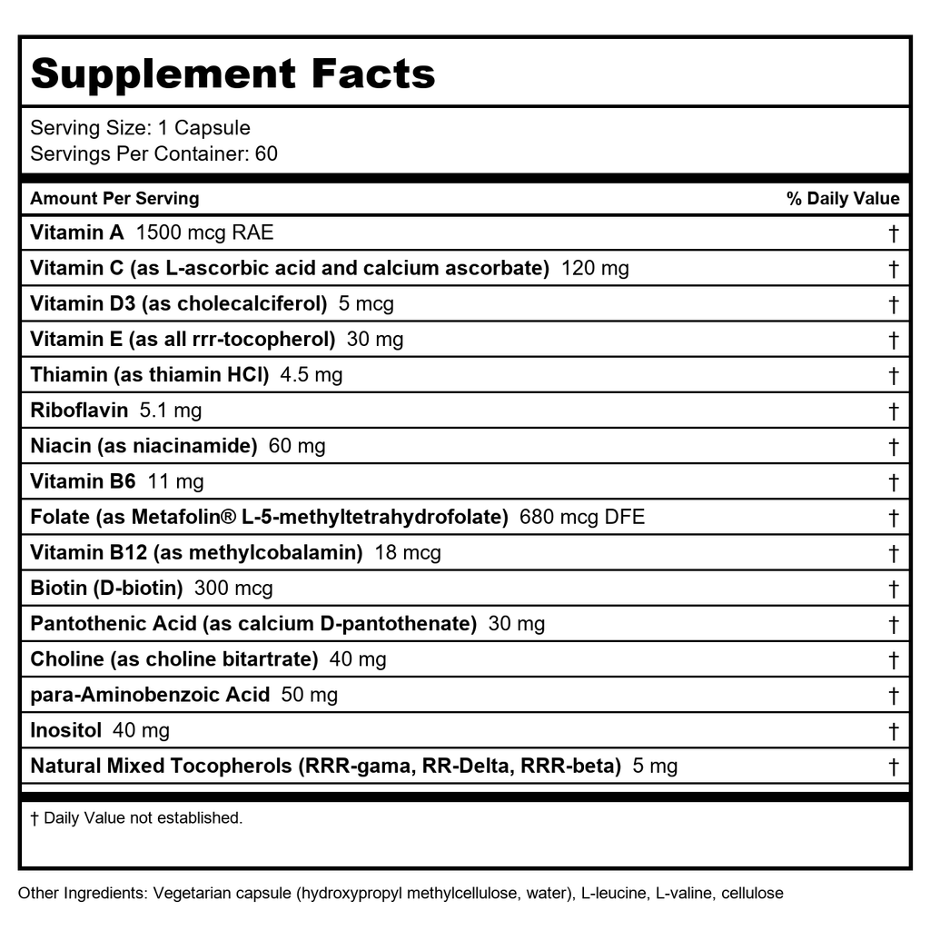Klaire Labs Multi-Element Buffered C 250 Vcaps