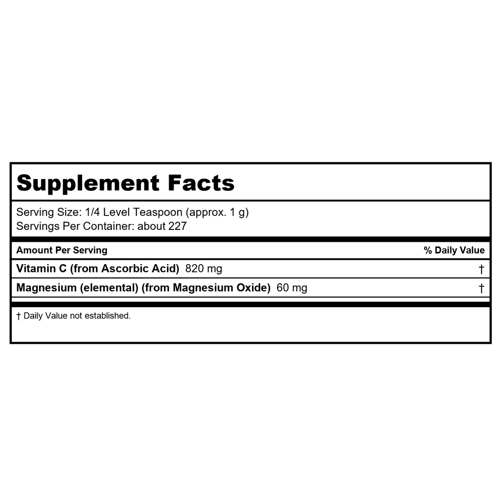Now Foods Magnésium Ascorbate Poudre 227g - 0756 - Lot de 2