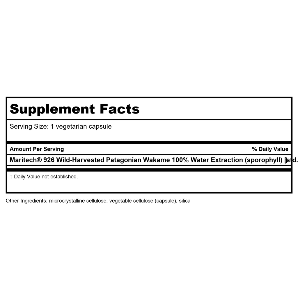 Life Extension Optimized Fucoidan With Maritech 926 60 Vcaps - Lot de 2