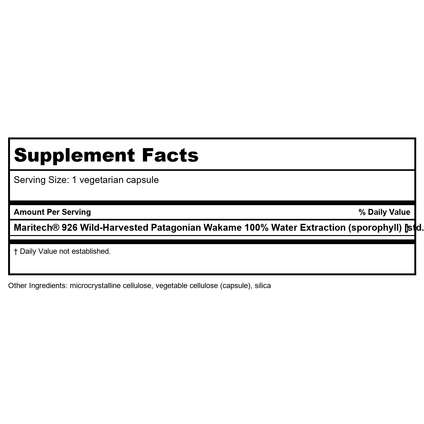 Life Extension Optimized Fucoidan With Maritech 926 60 Vcaps - Lot de 2