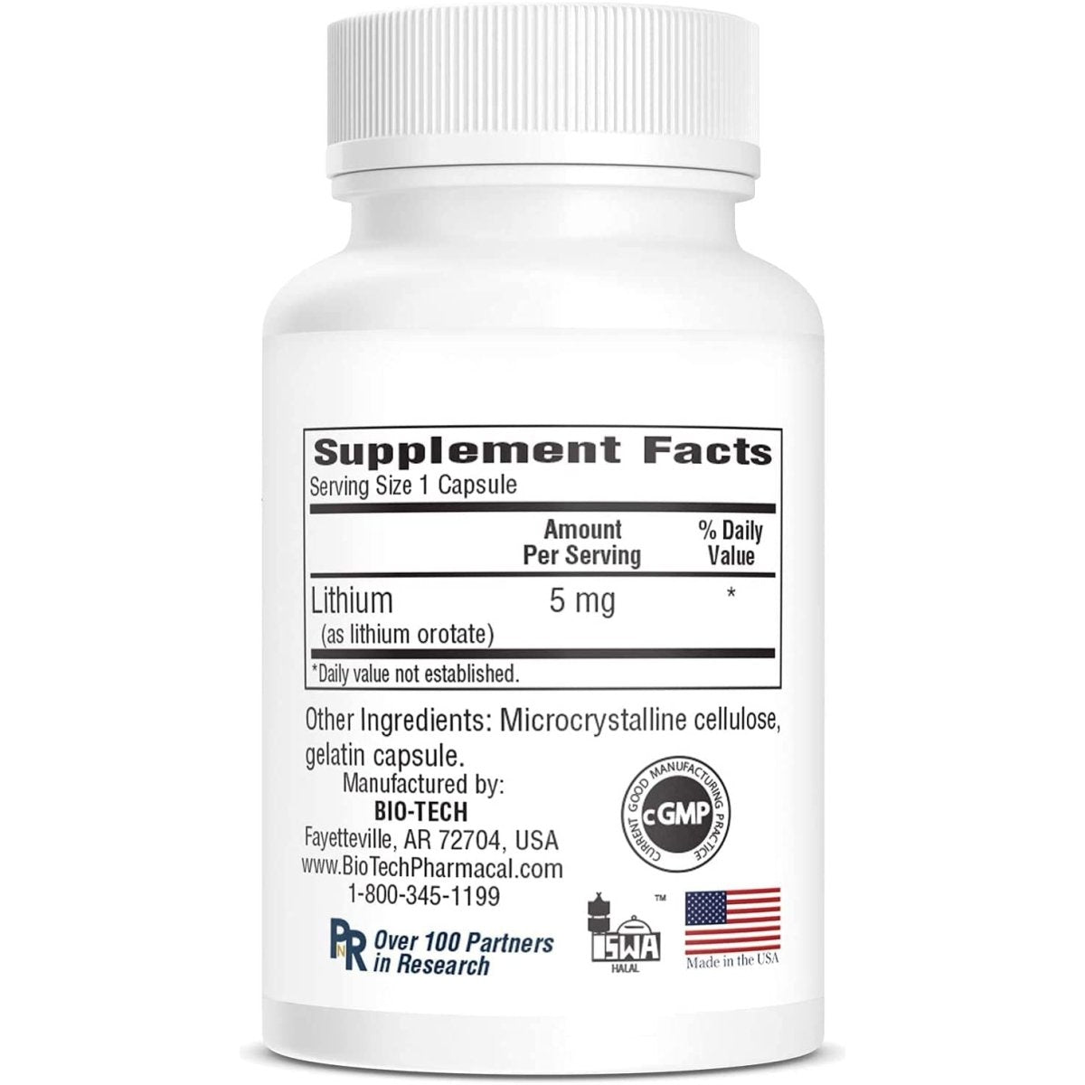 BioTech Lith-Oro 5 mg 100 gélules