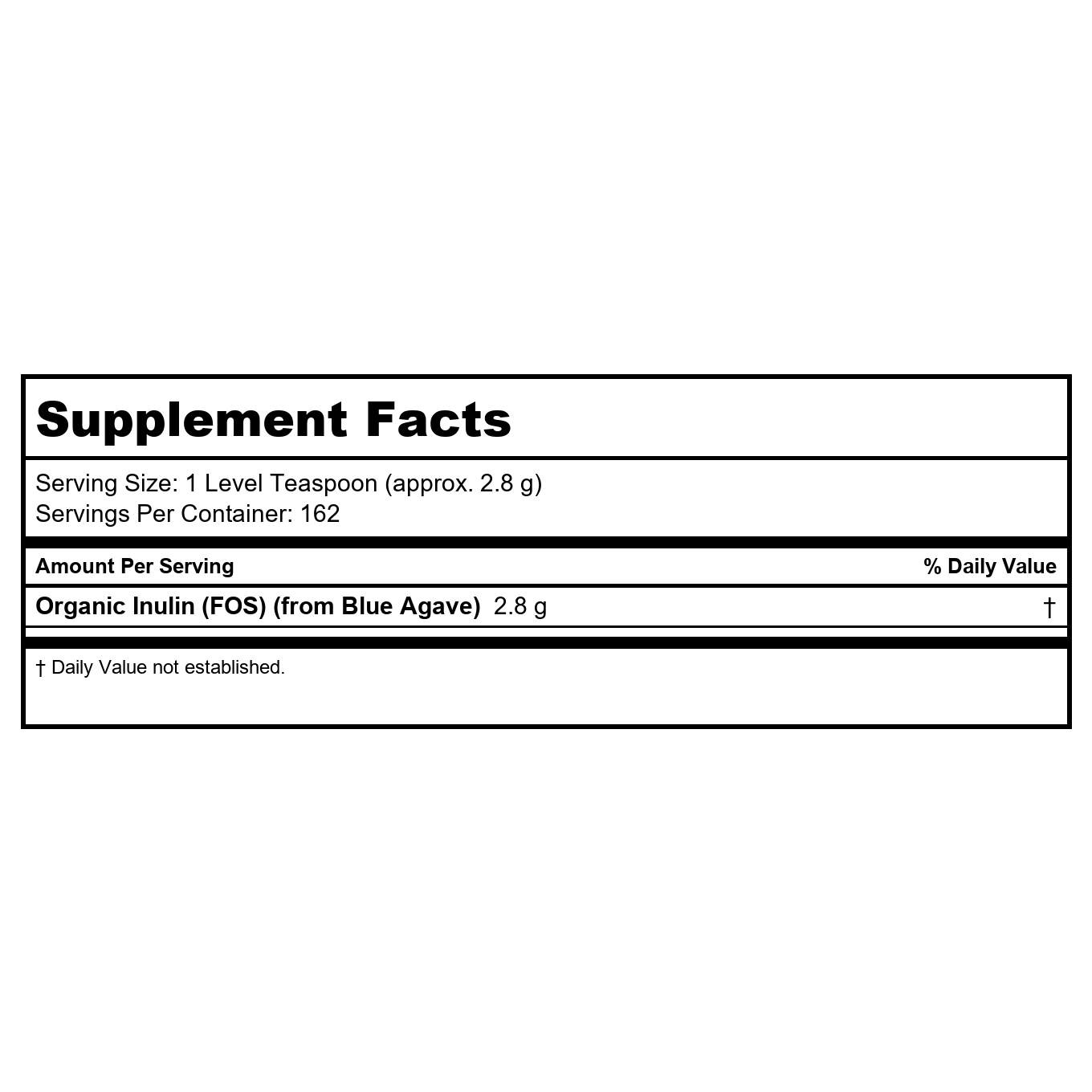Now Foods Inuline Prébiotique Poudre Pure Biologique 1 Livre - 2951
