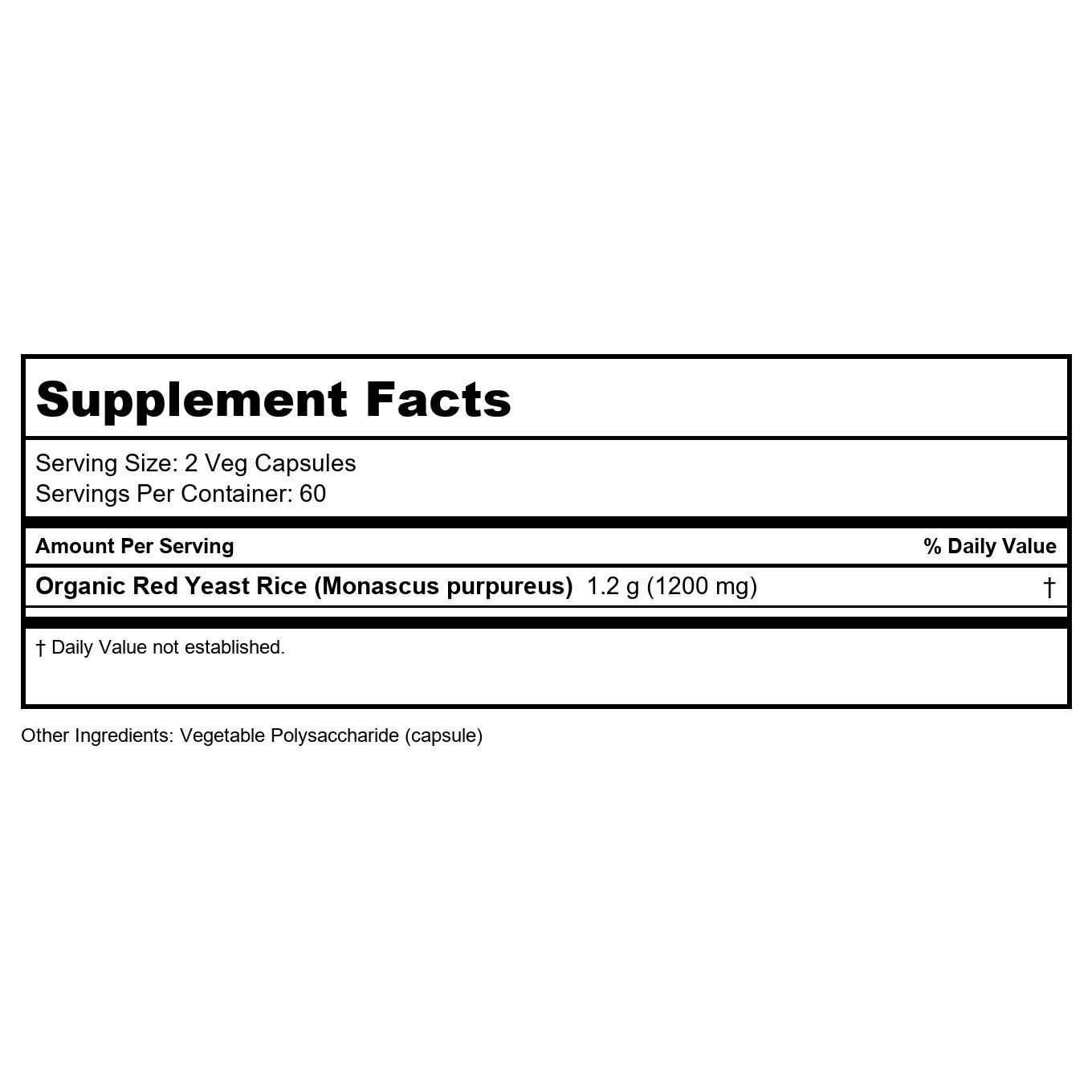 Now Foods Riz Rouge Fermenté 600 mg 120 Vcaps - 3501