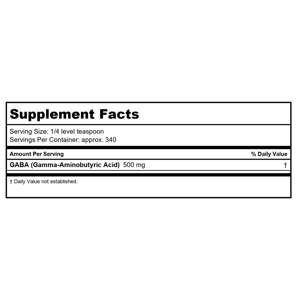 Now Foods GABA Poudre 6 oz - 0215