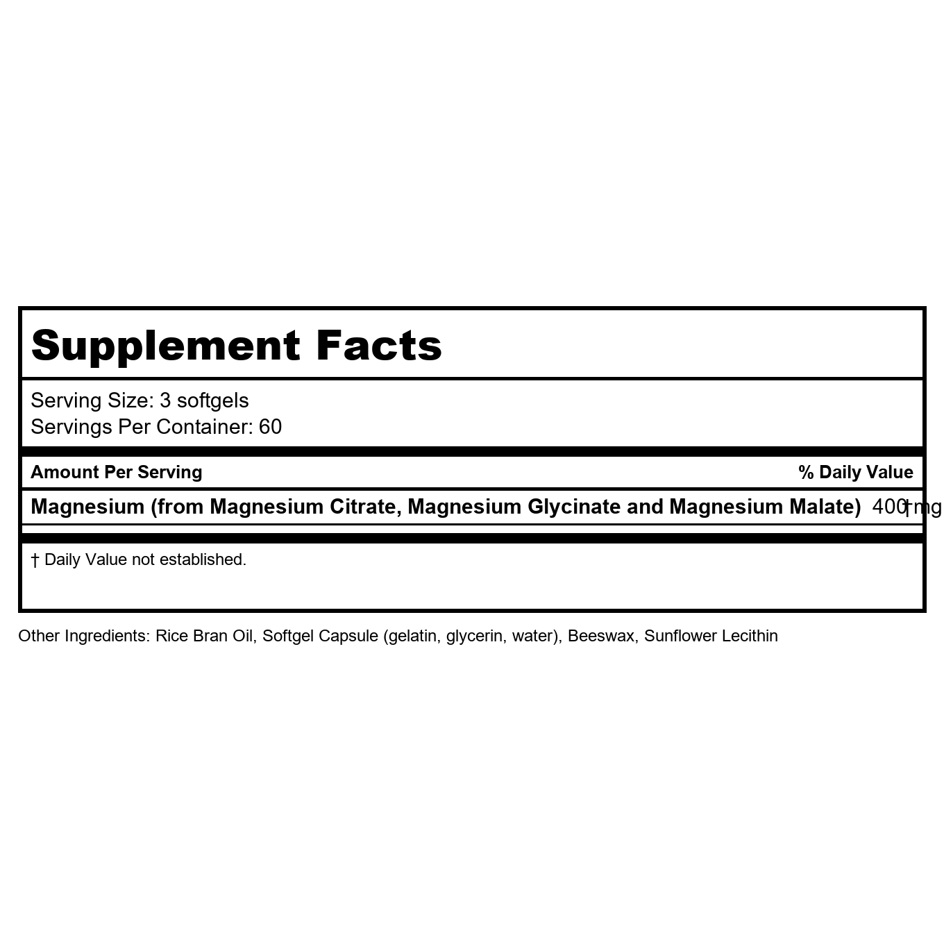 Now Foods Citrate de Magnésium 180 Gélules - 1298