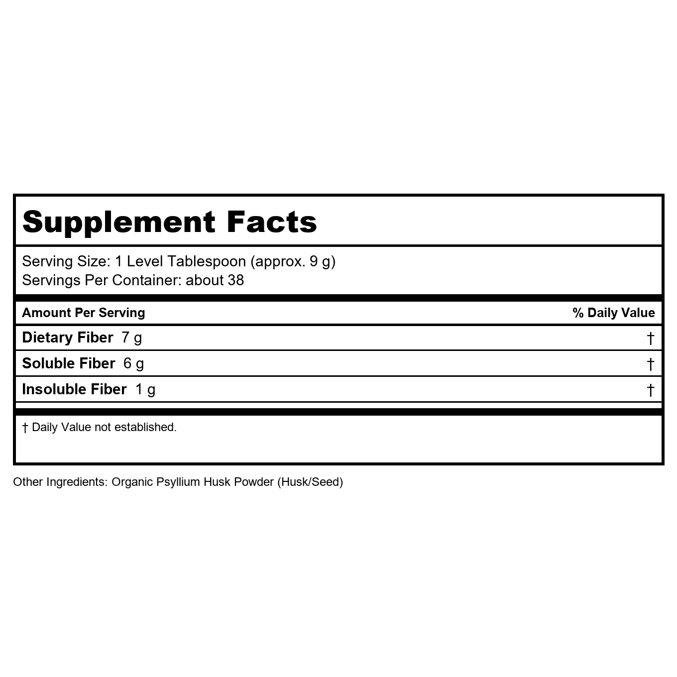 Now Foods Poudre de cosses de psyllium biologique 340 g - 5966