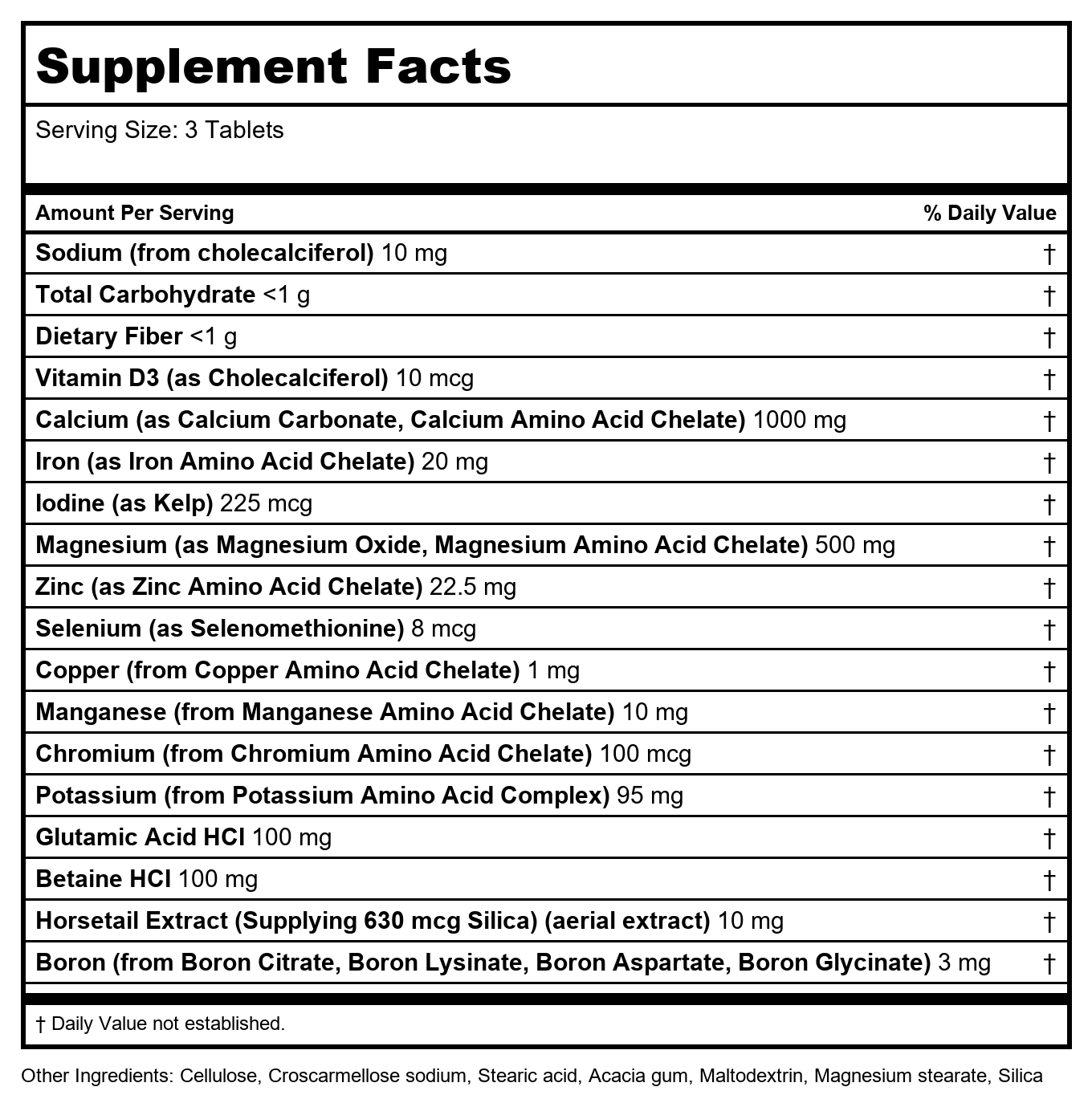 KAL Amino-Max 250 Tablets