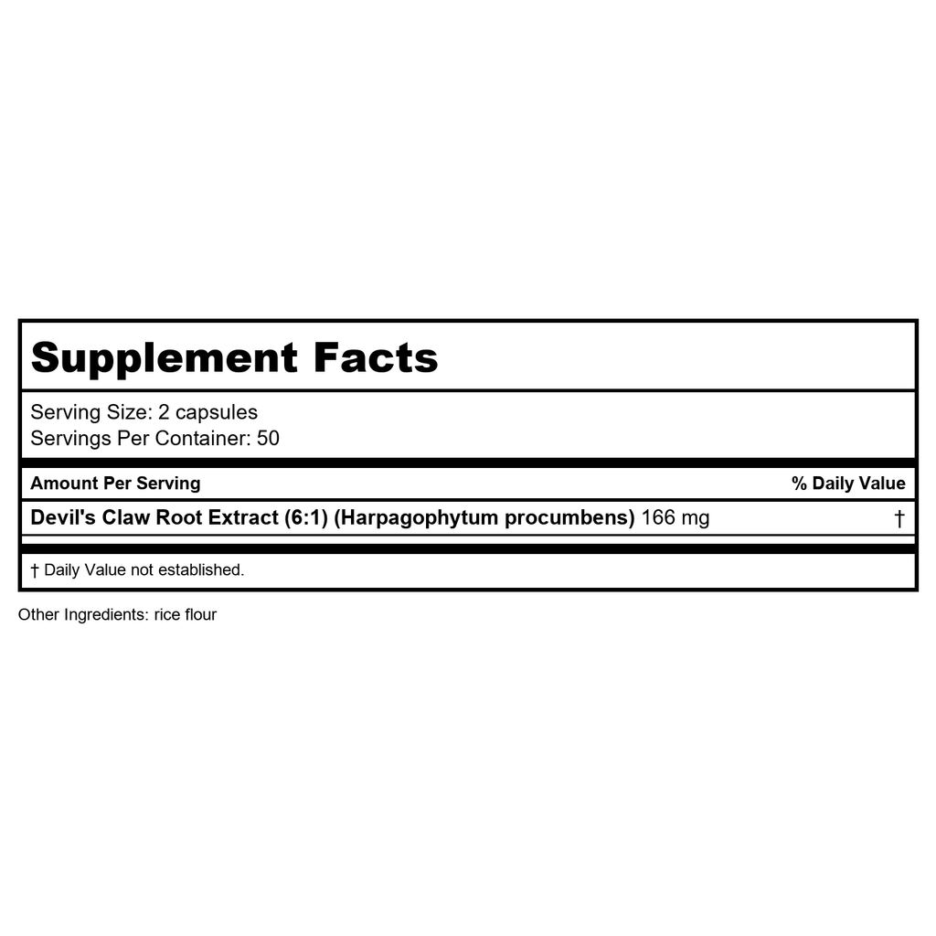 Now Foods Devil's Claw 100 Vcaps - 4650