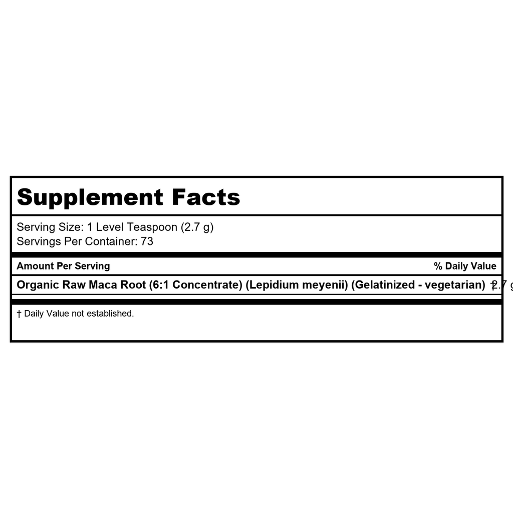 Now Foods Maca Pure Powder Organic 7oz - 5035