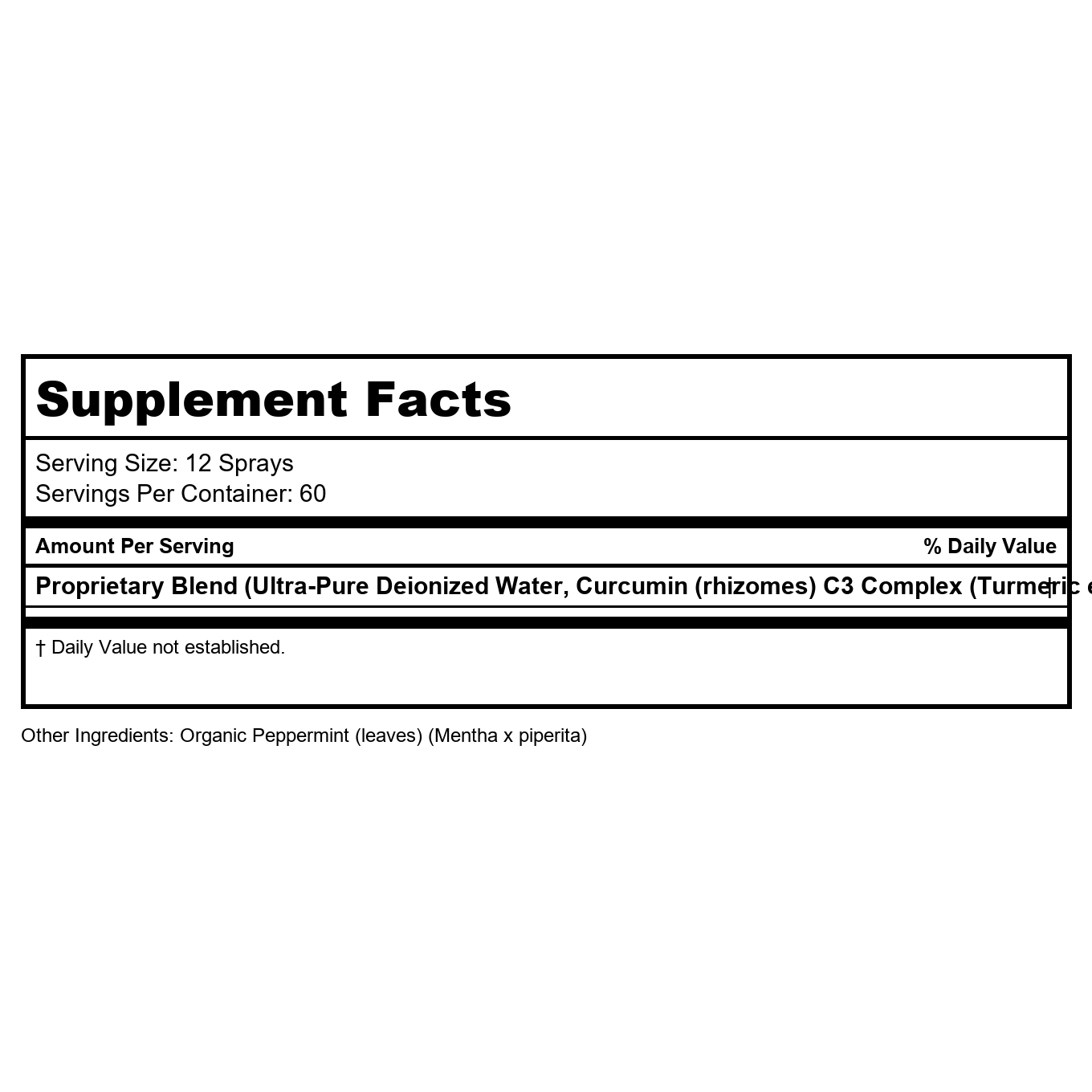 Results RNA C3 Curcumin Complexe Extra Fort 120 ml
